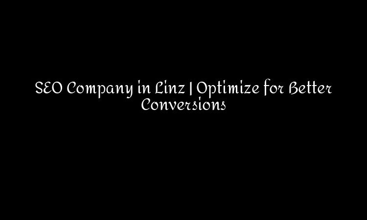 SEO Company in Linz | Optimize for Better Conversions