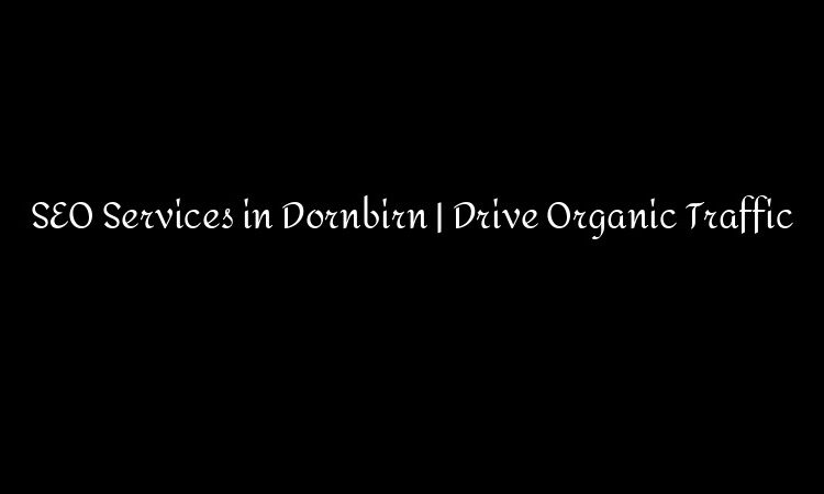 SEO Services in Dornbirn | Drive Organic Traffic