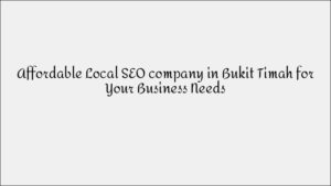 Outram Local SEO Services