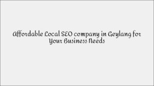 Pasir Ris Local SEO Services - Neighborhood Visibility Experts