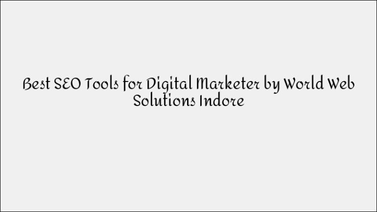 Best SEO Tools for Digital Marketers
