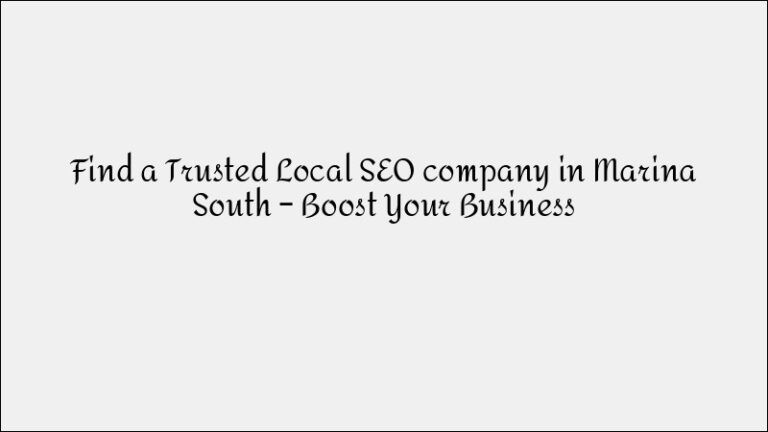 Professional SEO Expert in Sengkang: Tailored Strategies for Better Rankings