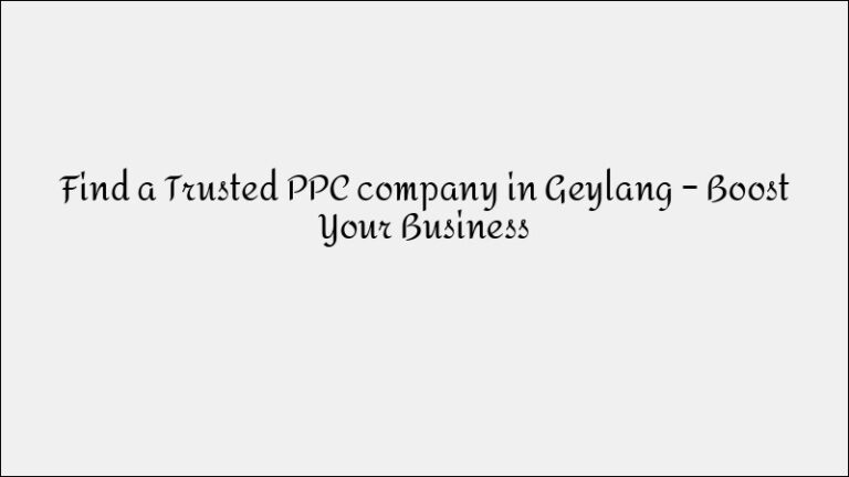 Professional SEO Consultant in Paya Lebar – Technical Optimization