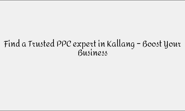 Find a Trusted PPC expert in Kallang – Boost Your Business