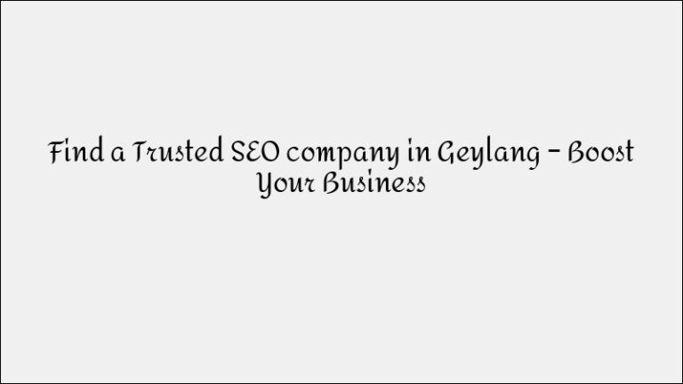 Professional SEO Consultant in Changi Bay – Custom Search Solutions