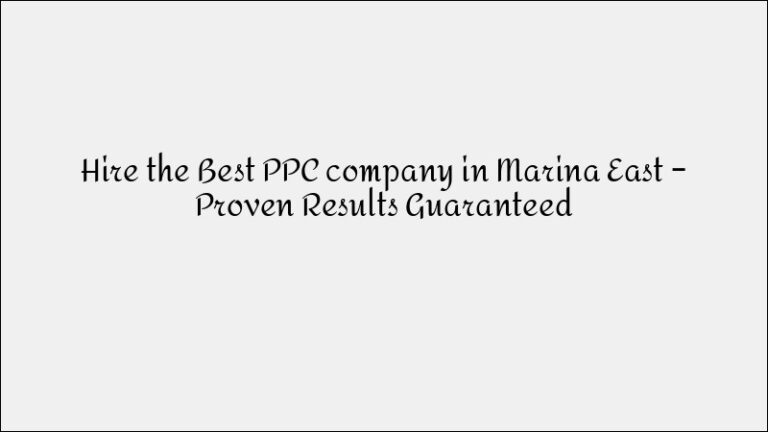 Results-Driven PPC Company in Ang Mo Kio: Custom Ad Campaigns