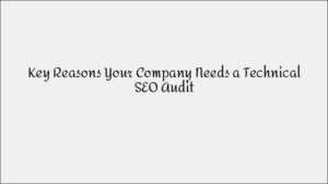 Key Reasons Your Business Needs a Technical SEO Audit