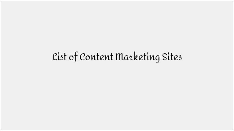 Top Content Marketing Websites to Submit Articles
