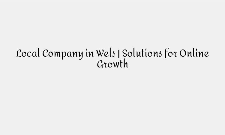 Local Company in Wels | Solutions for Online Growth