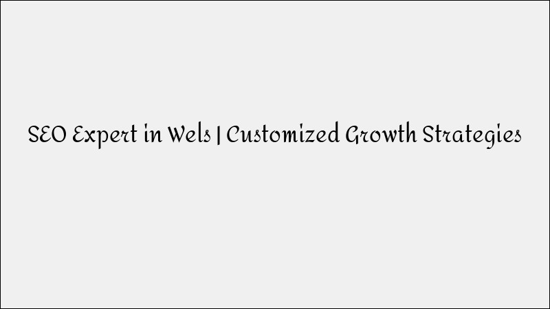 SEO Expert in Wels - Customized Growth Strategies