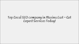 Top-Rated SEO Company in Yishun: Proven Results for Local Businesses