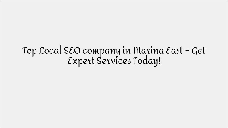 Top-Rated SEO Company in Yishun: Proven Results for Local Businesses