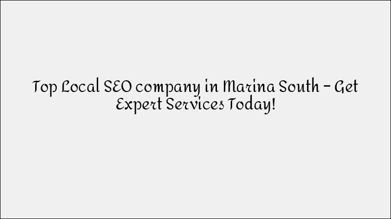 Top-Rated SEO Company in Sengkang: Proven Results for Local Businesses