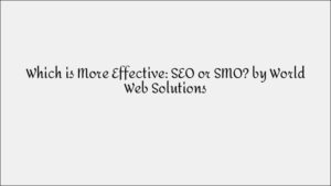 SEO vs. SMO: Which Marketing Strategy Works Best?