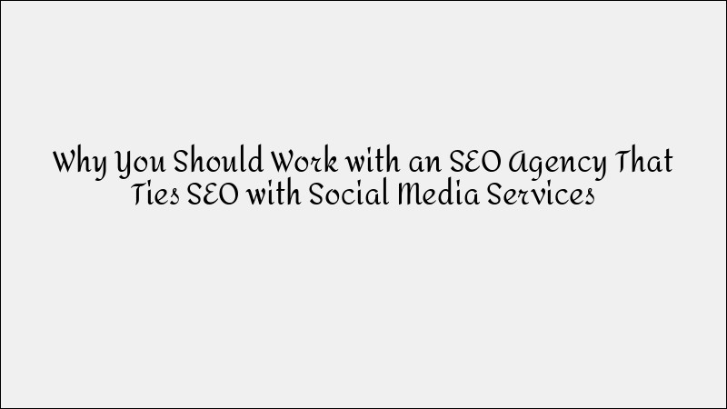 Why SEO & Social Media Should Work Together
